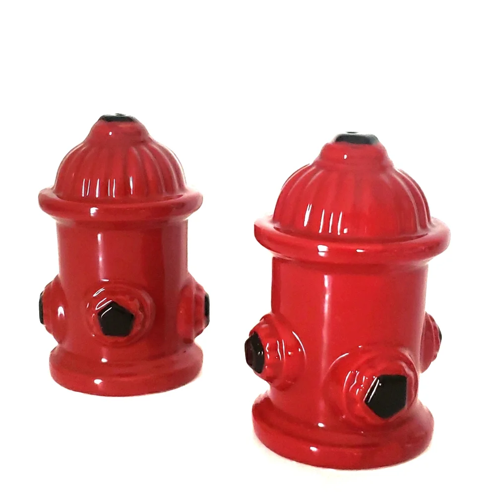 Fire Hydrant Salt and Pepper Shakers